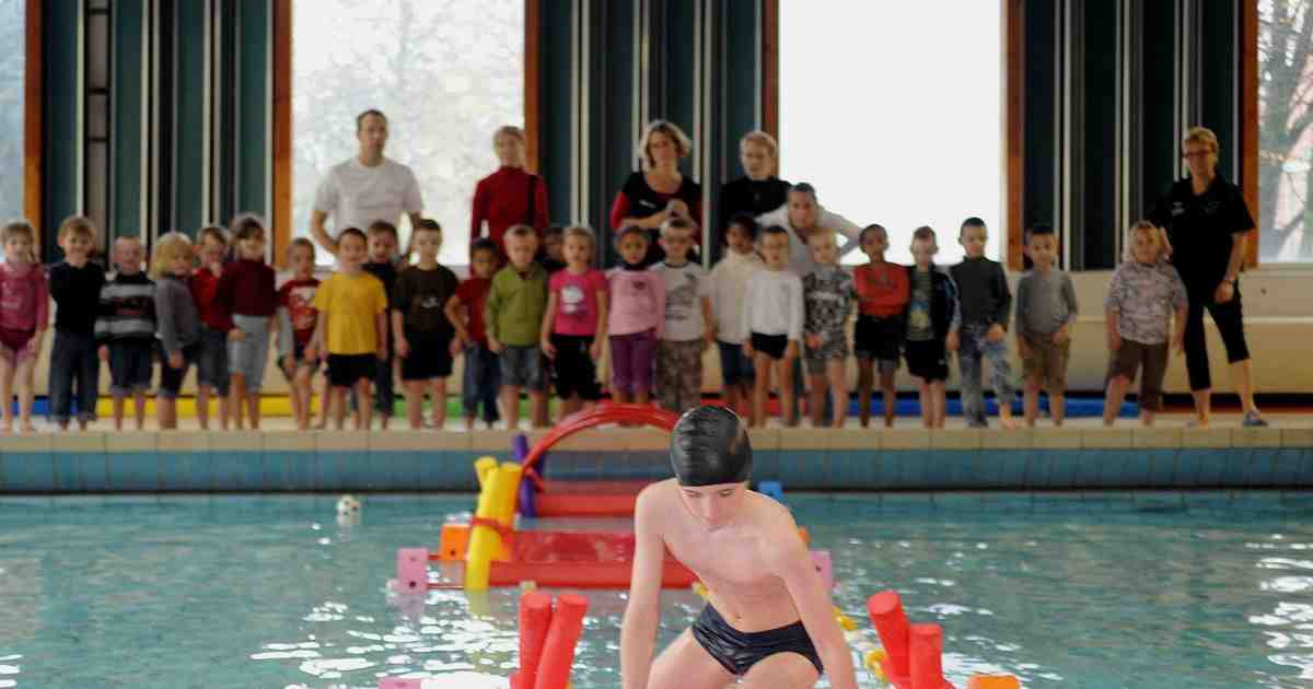 un, cours, de, natation